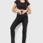 Джинси жіночі skinny, колір чорний, 186R0028