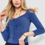 Боді ошатне, колір синій, 244R100