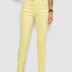 Джинси жіночі Slim Fit, колір жовтий, 182R1489S19
