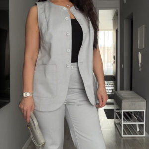 Жакет жилет №11 (блакитний) 2203262