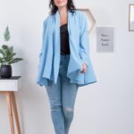 Тренч Плейно - 1 (блакитний) 2712191