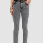 Джинси жіночі Skinny Американки, колір сірий, 244R00970