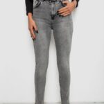 Джинси жіночі Skinny, колір сірий, 244R00624