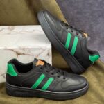 Кеди жіночі, колір чорно-зелений, 248RR116