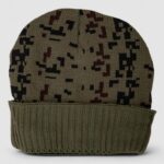 Шапка чоловіча камуфляж на хутрі, колір хакі, 244RM49